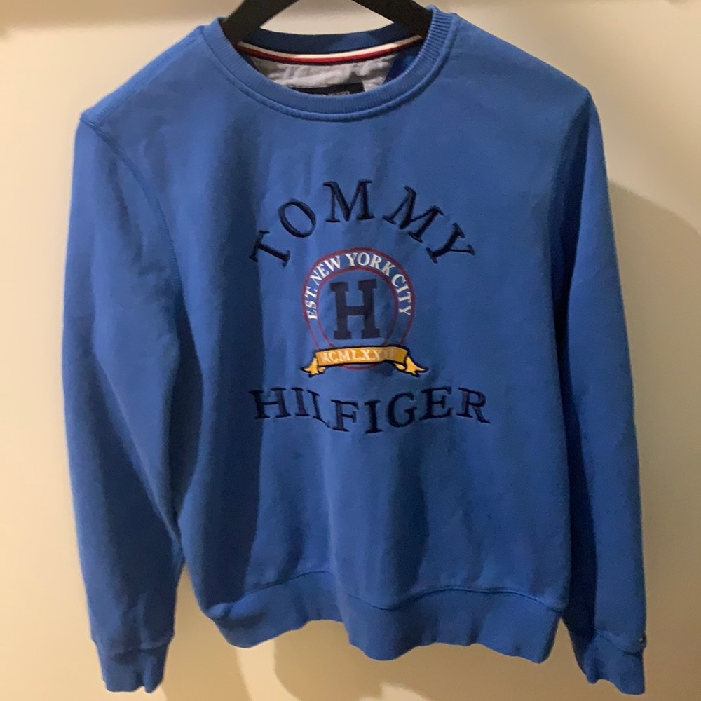 Light Blue Tommy Hilfiger  New York City Sweatshirt.